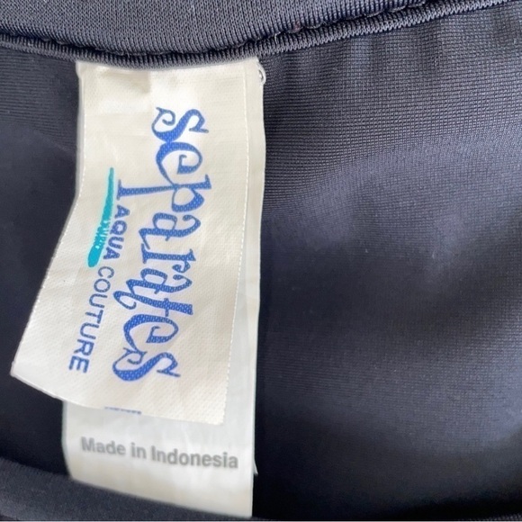 Separates Aqua Couture, skirted swimsuit bottom, size 14, runs small - Picture 4 of 4